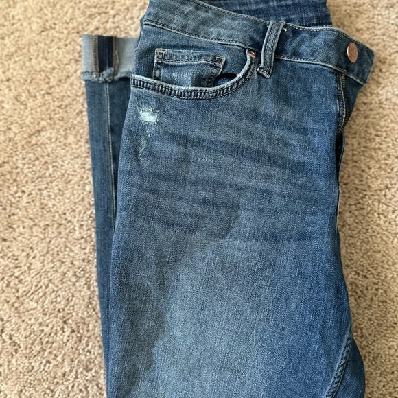 Lee Indigo Crop Jeans 12 EUC - Picture 9 of 9